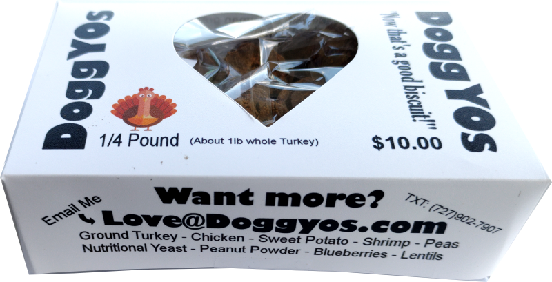 DoggYOS Dog Biscuits Box Front